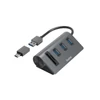 Kép 3/3 - HAMA 00200140, FIC USB 3.2 GEN1 HUB (3USB PORT)+ TYPE-C OTG ADAPT. , KÁR.OLV. KOMBÓ HAMA