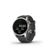 Kép 1/4 - Garmin fenix 7s silver grafit színű szilikon szíjjal