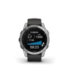 Kép 2/4 - Garmin fenix 7 ezüst, grafit szilikon szíjjal