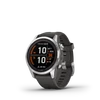 Kép 1/5 - Garmin fenix 7s pro solar silver w / graphite silicone band