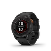 Kép 1/5 - Garmin fenix 7 pro solar gray w / black silicone band