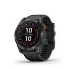 Kép 1/5 - Garmin fenix 7x pro solar gray w / black silicone band