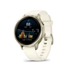 Kép 2/7 - Garmin venu 4 - 41 mm, lunar gold, ivory silicone band