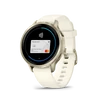 Kép 3/7 - Garmin venu 4 - 41 mm, lunar gold, ivory silicone band