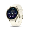 Kép 4/7 - Garmin venu 4 - 41 mm, lunar gold, ivory silicone band