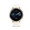 Kép 1/7 - Garmin venu 4 - 41 mm, lunar gold, ivory silicone band