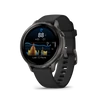 Kép 2/6 - Garmin venu 4 - 41 mm, dark grey, black silicone band