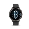 Kép 1/6 - Garmin venu 4 - 41 mm, dark grey, black silicone band