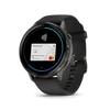 Kép 3/5 - Garmin venu 4 - 45 mm, dark grey, black silicone band