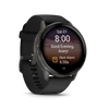 Kép 4/5 - Garmin venu 4 - 45 mm, dark grey, black silicone band