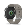 Kép 6/7 - Garmin venu 4 - 45 mm, silver, grey silicone band