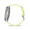 Kép 5/7 - Garmin venu 4 - 45 mm, silver, yellow silicone band