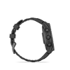 Kép 6/6 - Garmin fenix e, slate grey steel w / black silicone band, 47 mm