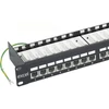 Kép 1/2 - EXCEL Patch Panel Cat.6 FTP 24 portos 1U, fekete