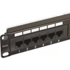 Kép 1/2 - EXCEL Patch Panel Cat.6 UTP 24 portos 1U, fekete