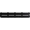 Kép 2/4 - EXCEL Patch Panel Cat.5e UTP 48 portos 2U, fekete