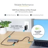 Kép 3/3 - STARTECH USB-C Multiport Adapter 1xHDMI 4K 60Hz, 3xUSB 3.2, 1xLAN, 1xType-C, 30cm kábel STARTECH
