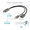 Kép 2/2 - STARTECH Adapter HDMI 4K 60Hz 2.0 to Displayport 1.2, USB Bus Powered, 30cm kábel STARTECH