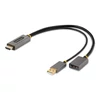 Kép 1/2 - STARTECH Adapter HDMI 4K 60Hz 2.0 to Displayport 1.2, USB Bus Powered, 30cm kábel STARTECH