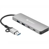 Kép 2/3 - SANDBERG Hub és elosztó, USB-C / A to 2xUSB-A + 2xUSB-C Hub Sandberg
