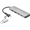 Kép 1/3 - SANDBERG Hub és elosztó, USB-C / A to 2xUSB-A + 2xUSB-C Hub Sandberg