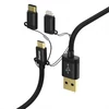 Kép 1/2 - HAMA adatkábel 3in1 micro usb / type-c / lightning 1m