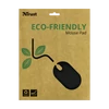 Kép 2/5 - TRUST Környezetbarát egéralátét 21051, Eco-friendly Mouse Pad - black