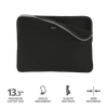 Kép 3/6 - TRUST Notebook tok 21251, Primo Soft Sleeve for 13.3" laptops - black