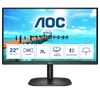 Kép 1/6 - AOC VA monitor 21.5" 22B2H / EU, 1920x1080, 16:9, 250cd / m2, 4ms, 75Hz, HDMI / D-Sub