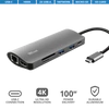 Kép 1/6 - TRUST Hétfunkciós USB-C többportos adapter 23775, Dalyx 7-in-1 USB-C Multiport Adapter