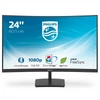 Kép 1/6 - PHILIPS Ívelt VA monitor 23.6" 241E1SC, 1920x1080, 16:9, 250cd / m2, 4ms, 75Hz, D-Sub / HDMI