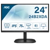 Kép 1/6 - AOC IPS monitor 23,8" 24B2XDA, 1920x1080, 16:9, 250cd / m2, 4ms, 75Hz, HDMI / DVI / VGA / Audio, AdaptiveSync