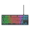 Kép 1/4 - TRUST 26063 GXT 833 Thado TKL Gamer billentyűzet, magyar kiosztású, Fekete Trust