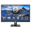Kép 1/10 - PHILIPS IPS monitor 27" 279P1, 3840x2160, 16:9, 350cd / m2, 4ms, USB-C( + dokkoló) / 4xUSB / LAN / DP / 2xHDMI, hangszóró Philips