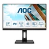 Kép 1/16 - AOC IPS monitor 27" 27P2Q, 1920x1080, 16:9, 300cd / m2, 4ms, HDMI / DisplayPort / 4xUSB / VGA / DVI-D, Pivot, hangszóró AOC