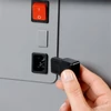 Kép 4/13 - DAHLE Iratmegsemmisítő 40104 BaseCLASS, Kártya / Gémkapocs, 16 lap (70gr), 13 lap (80gr), P-2T-2|E-2|, 6m / min, 30 liter Dahle