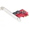 Kép 1/2 - STARTECH PCI-E SATA kártya - 2xPCI-E SATA (6Gbps) Low / Full Profile ASM1061 Non-Raid - PCI-E to SATA Converter STARTECH