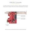 Kép 2/2 - STARTECH PCI-E SATA kártya - 2xPCI-E SATA (6Gbps) Low / Full Profile ASM1061 Non-Raid - PCI-E to SATA Converter STARTECH