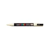Kép 1/9 - UNI POSCA Marker Pen PC-3M Fine - Ivory UNI