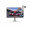 Kép 1/7 - LG VA monitor 31.5" 32UQ750P, 3840x2160, 16:9, 400cd / m2, 4ms, 2xHDMI / DisplayPort / USB-C / 2xUSB, Pivot, hangszóró LG