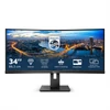 Kép 1/4 - PHILIPS Ívelt VA monitor 34" 346B1C, 3440x1440, 21:9, 300cd / m2, 4ms, 100Hz, USB-C / USB-B / 4xUSB / HDCP / LAN / DP / HDMI, hangsz.