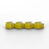 Kép 4/4 - LINDY RJ45 Port Locks YELLOW, 10x + 1 Key