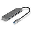 Kép 1/2 - LINDY 4 Port USB 3.0 Hub with On/Off Switches