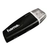 Kép 1/2 - HAMA 54115, USB 2.0 Kártyaolvasó SDXC, Fekete