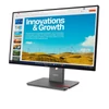 Kép 3/8 - LENOVO Monitor - ThinkVision P24qd-40; 23,8" QHD 2560x1440 IPS 120Hz, 16:9, 1500:1, 300cd / m2, 4ms, HDMI,DP,USB ABC, RJ45 Lenovo