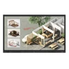 Kép 1/4 - LG 16 / 7 Interaktív tábla 86" 86TR3DQ-B, 3840x2160, 400 nit, HDMIx3 / DP / VGA / RS-232C / RJ45 / USBx5 / USB-Cx2 LG