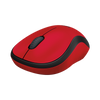 LOGITECH Egér - M220 Silent Vezeték Nélküli Optikai, Piros