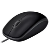 Kép 1/5 - LOGITECH Egér - B110 Vezetékes Optikai Silent, Fekete