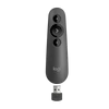 Kép 4/4 - LOGITECH Kiegészítő - Presenter R500 Laser Pointer, Szürke-Fekete Logitech