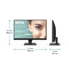 Kép 2/4 - BENQ IPS monitor 23,8" GW2490 1920x1080, 250 cd / m2, 5ms, 100 Hz, Eye-Care, 2xHDMI, DisplayPort, hangszóró BenQ